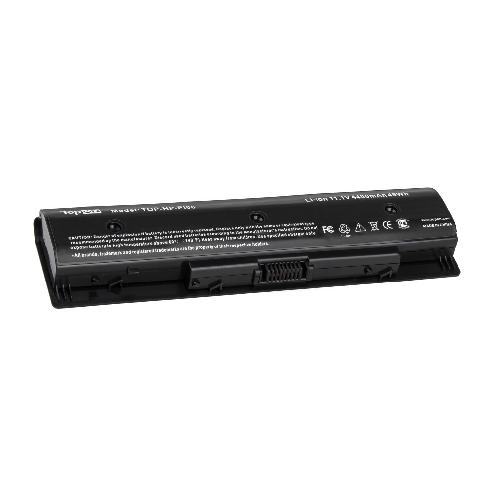 Аккумулятор, батарея для ноутбука HP Envy 14, 15, 17, Pavilion 14, 15, 17 Series. 11.1V 4400mAh 49Wh. PN: P106, HSTNN-LB4N. Гарантия 12 мес.