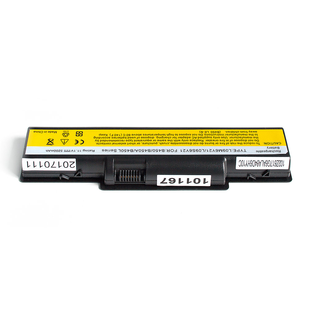 Аккумулятор, батарея для ноутбука Lenovo B450, B450A, B450L Series. 11.1V 4400mAh. PN: L09M6Y21, L09S6Y21. Гарантия 6 мес.