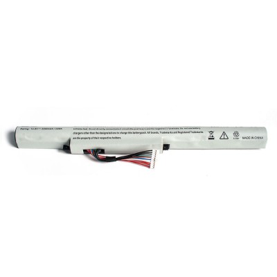 Аккумулятор, батарея для ноутбука Lenovo IdeaPad Z500, Z510, Z400 Series. 14.4V 2200mAh. PN: L12S4K01, 121500123. Белый. Гарантия 6 мес.