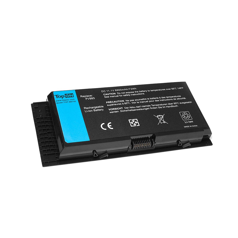 Аккумулятор, батарея для ноутбука Dell Precision M6700, M4700, M6600, M4600 Series. 11.1V 6600mAh 73Wh. PN: 97KRM, KJ321. Гарантия 12 мес.