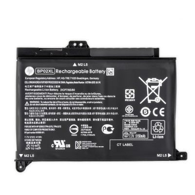 Аккумулятор, батарея для ноутбука HP Pavilion 15-au Series.7.7V 5150mAh. BP02XL. Гарантия 6 мес.