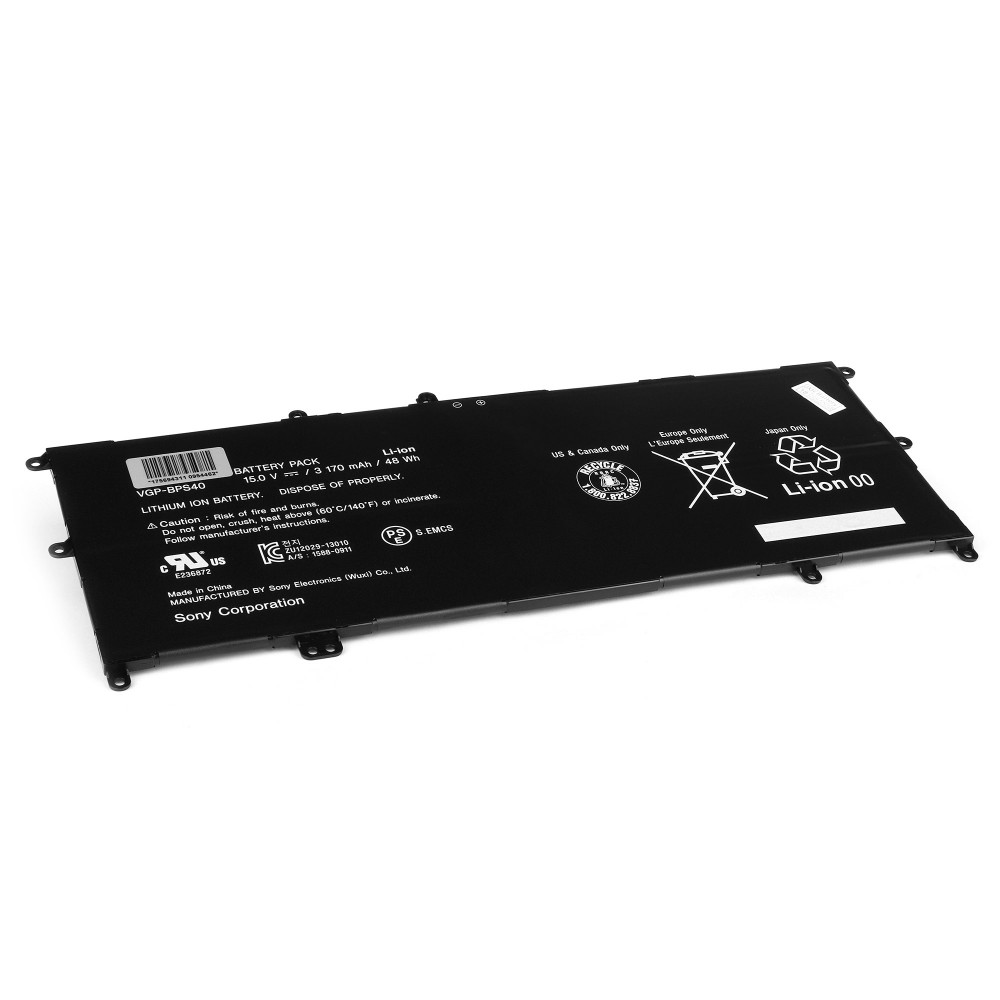 Аккумулятор, батарея для ноутбука Sony Vaio SVF14, SVF15 Series. 14.8V 2670mAh. Гарантия 6 мес.