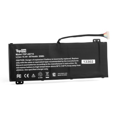 Аккумулятор для ноутбука Acer Nitro 7 AN715-51 15.4V 3574mAh PN: AP18E7M