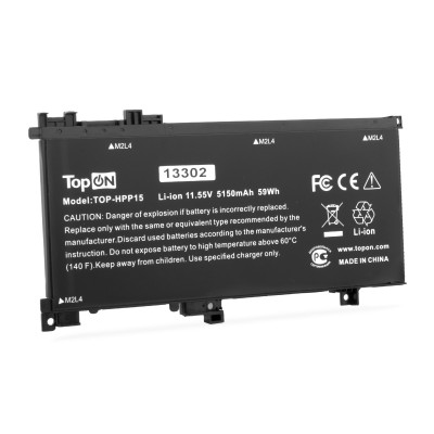 Аккумулятор для ноутбука HP Pavilion 15-bс, Omen 15-ax 11.55V 5150mAh PN: TE03XL