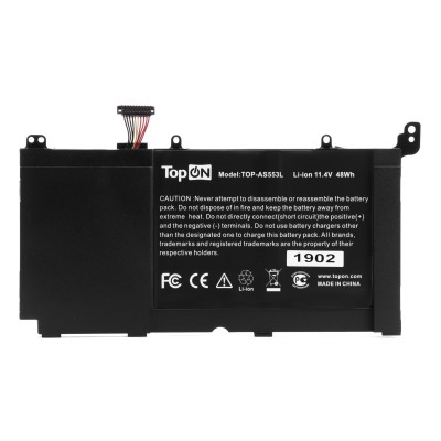 Аккумулятор для ноутбука Asus S551, R553L, V551 11.4V 4110mAh PN: B31N1336