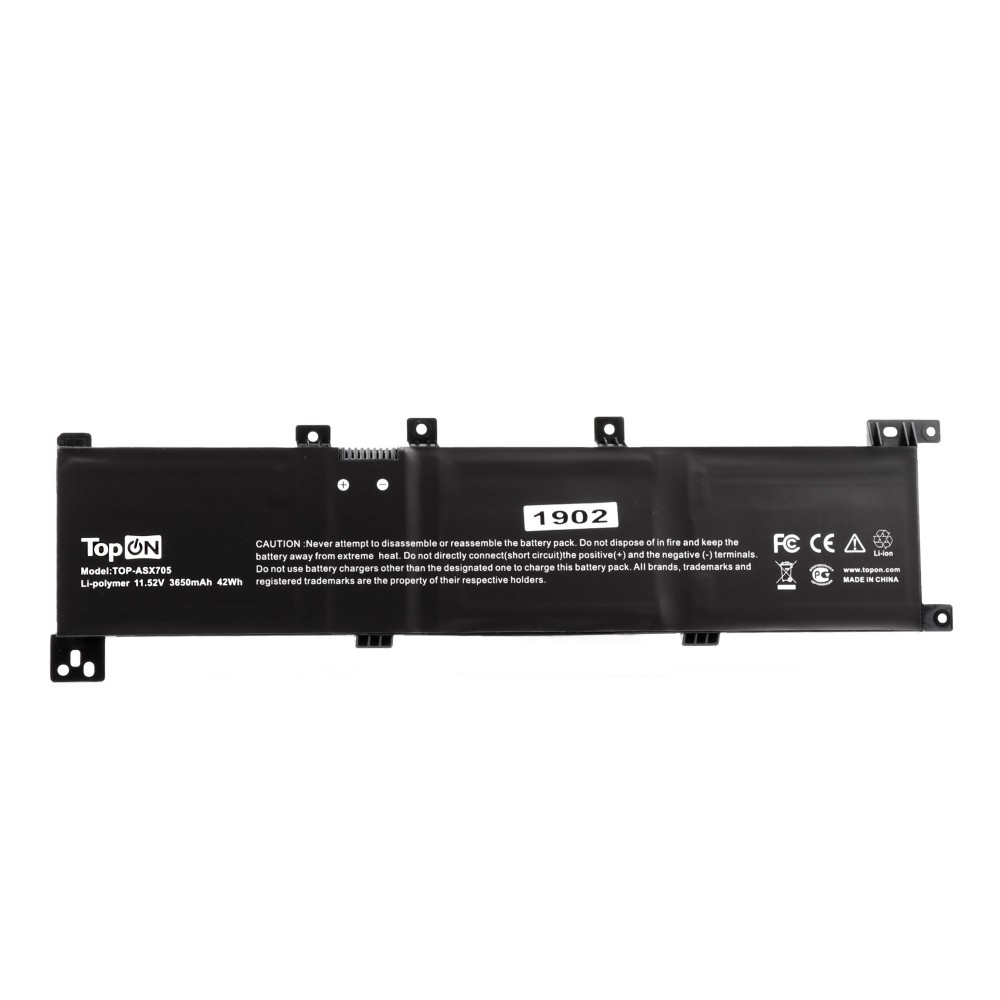 Аккумулятор для ноутбука Asus X705NA 11.52V 3650mAh PN: B31N1635