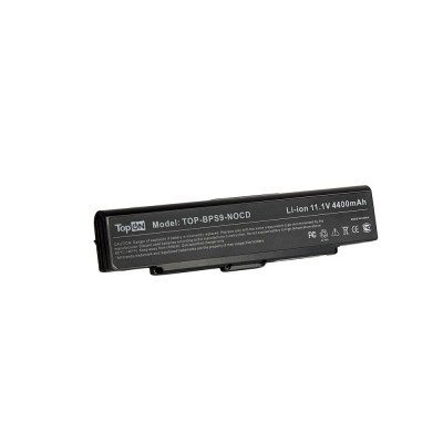 Аккумулятор, батарея для ноутбука Sony Vaio VGN-AR, VGN-CR, VGN-NR, VGN-SZ Series. 11.1V 4400mAh 49Wh. PN: VGP-BPL9, VGP-BPS9. Гарантия 12 мес.