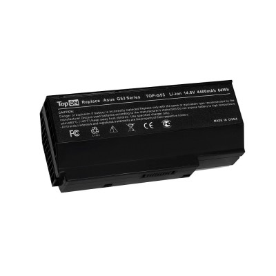 Аккумулятор, батарея для ноутбука Asus G53, G73, VX7 Series. 14.6V 4400mAh 64Wh. PN: A42-G73, 90-NY81B1000Y. Гарантия 12 мес.