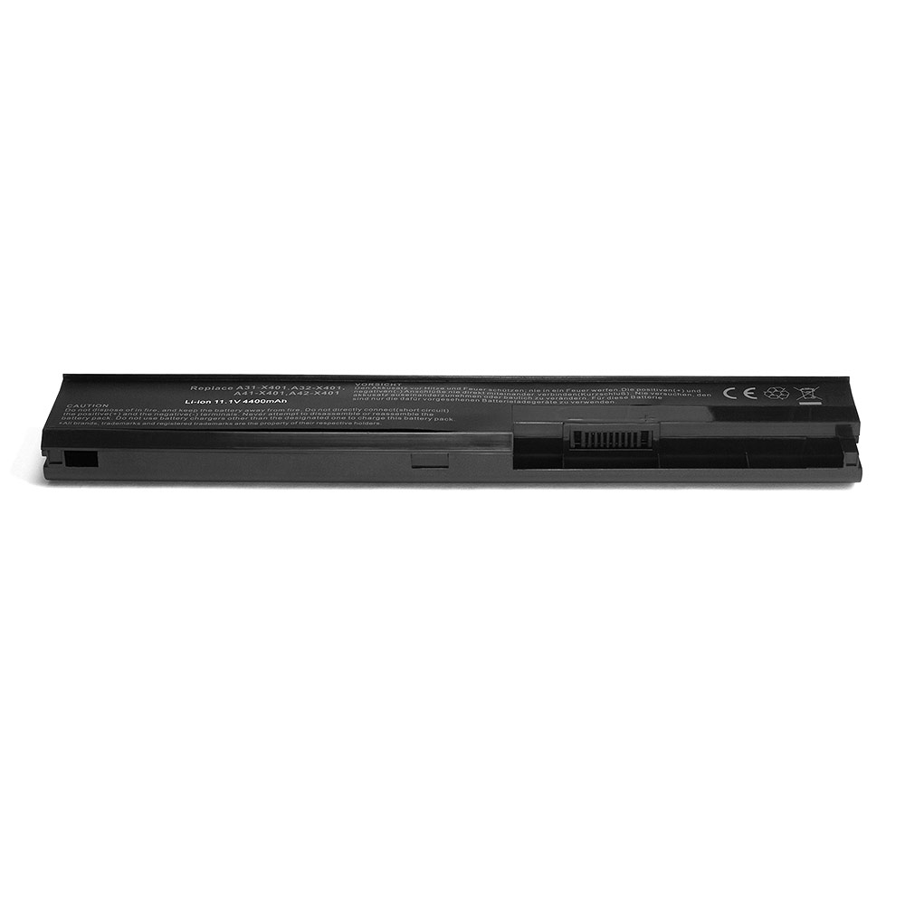 Аккумулятор, батарея для ноутбука Asus X301, X401, X501 Series. 10.8V 4400mAh. PN: A31-X401, A32-X401. Гарантия 6 мес.